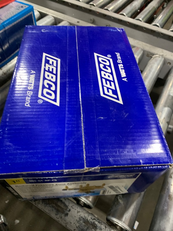 Photo 1 of Febco 1313 860 Quarter Turn Shutoff Reduced Pressure Zone Assembly, 1"