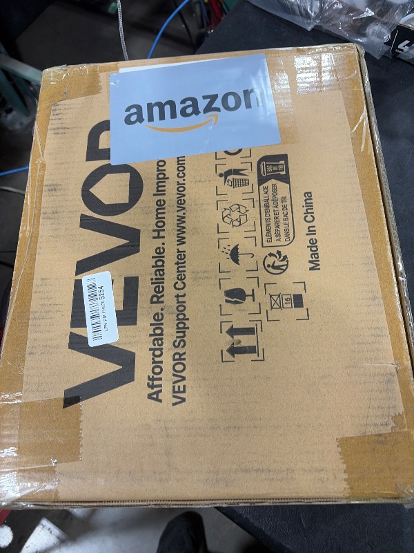 Photo 1 of VEVOR Folding Camping Table, Adjustable Height Aluminum MDF Outdoor Portable Lightweight, for Cooking, Beach, Picnic, Travel, 24 x 16 inch