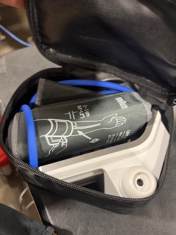 Photo 1 of Braun ExactFit 3 Blood Pressure Monitor for Home Use, Blood Pressure Machine, Color-Coded, High BP Monitor, 2 Upper Arm Cuff Sizes, 80 Memory Slots