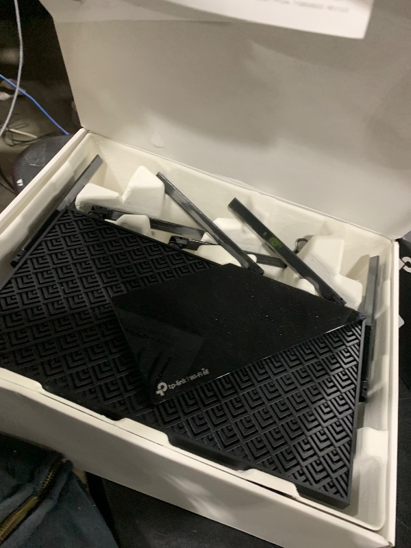 Photo 1 of TP-Link AXE5400 Tri-Band WiFi 6E Router (Archer AXE75), 2025 PCMag Editors' Choice, Gigabit Internet for Gaming & Streaming, New 6GHz Band, 160MHz, OneMesh, Quad-Core CPU, VPN & WPA3 Security