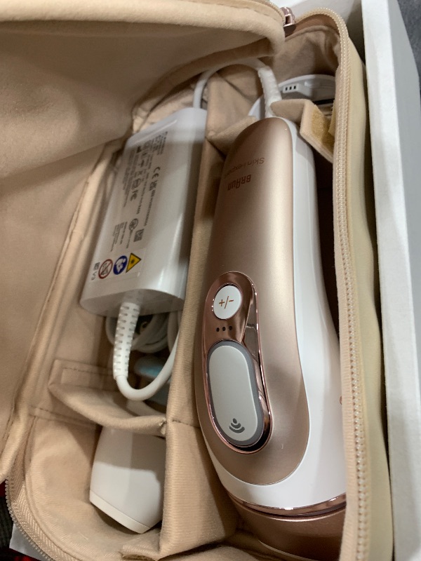 Photo 1 of Braun Smart IPL, Skin i·Expert Pro 7: at Home Laser Hair Removal, Permanent Visible Hair Reduction, Vanity Case, Venus Razor, 3 Smart Heads, IPL7243