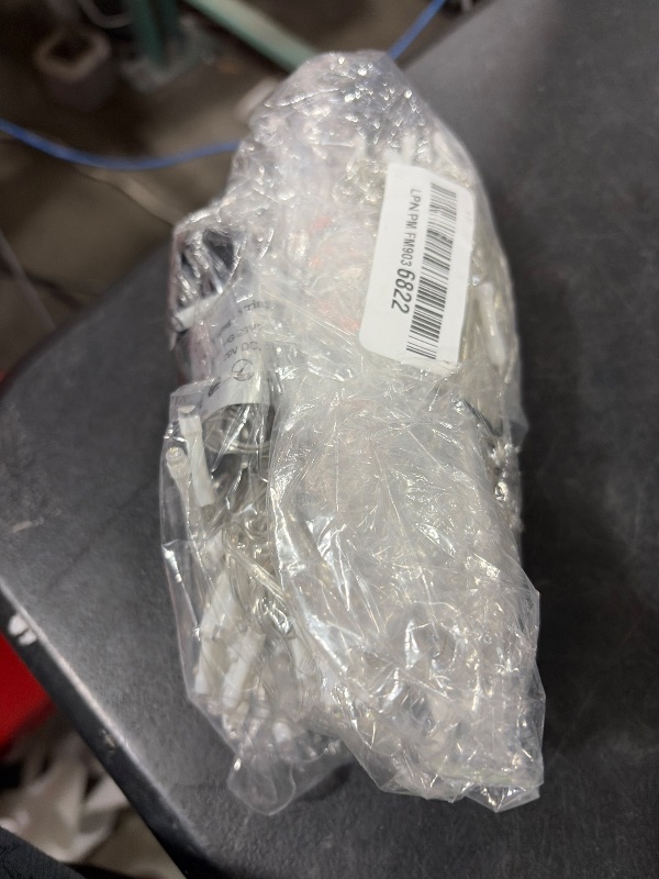 Photo 1 of Ollny Christmas Lights 200LED 60FT Indoor, Cool White Connectable Plug in String Light Outdoor, 8 Modes Waterproof Timer LED Fairy Lights for House Outside Bedroom Patio Balcony