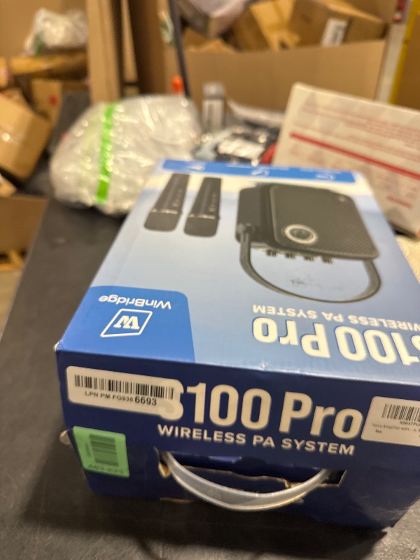 Photo 1 of Voice Amplifier with 2 Wireless Microphones, 70W Portable Bluetooth Speaker with Mic, Small PA Speaker System, Karaoke Machine for Teachers, Public Speaking, Events, Singing - S100 Pro