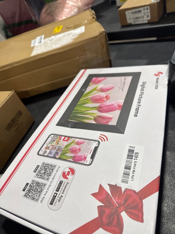 Photo 1 of BIGASUO Digital Picture Frame, 10.1" Frameo Digital Frame WiFi with 32GB Memory, 1280x800 IPS Touch Screen, Send Photos/Videos from Your Phone Anywhere, Photo Gifts for Parents and Grandparents