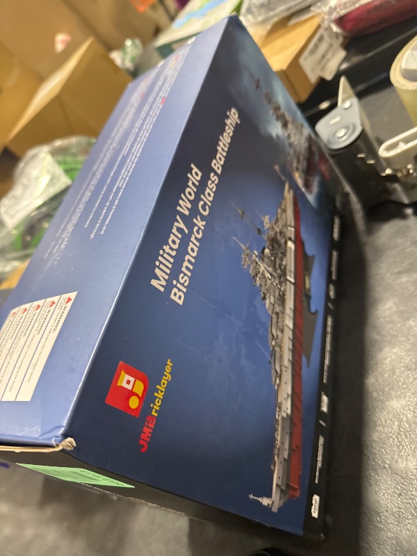 Photo 1 of NUTCRACKER Bismarck Battleship Building Block Set, 29 Inch German WWII Classic Warship Building Toys (2081 Pcs), MOC Military Theme Boat Model Kit for Adult & Teen 14+, Gift for Military Fan