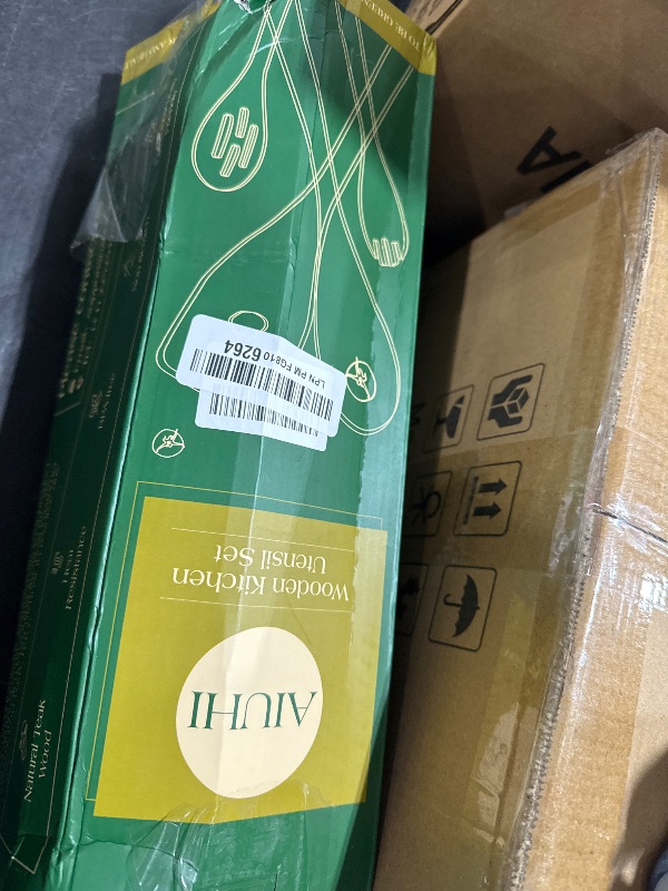 Photo 1 of 10 Pack Wooden Utensils for Cooking, Wood Utensil Set for Kitchen, Teak Wooden Spoon for Cooking, Non-Stick Spatula Ladle