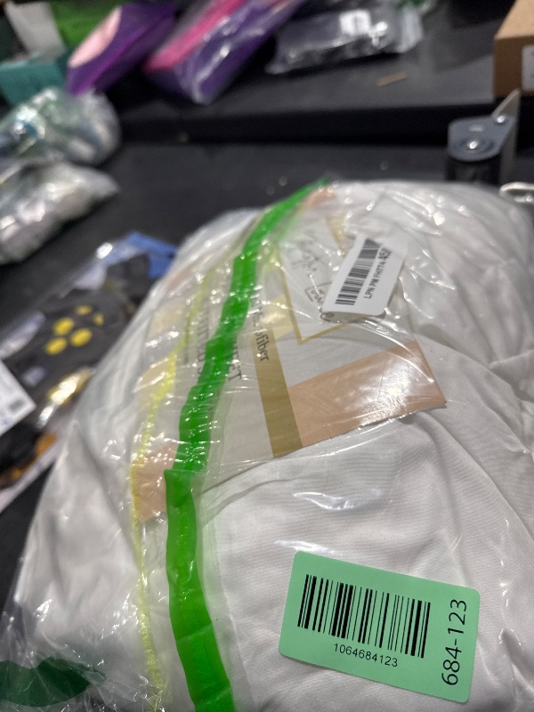 Photo 1 of Cottington Lane Split California King Fitted Sheets for Adjustable Beds, Premium Hotel Quality Brushed Microfiber 15 Inch Deep Pocket Two 36 x 84 Bottom Sheets Only, Ultra Soft & Breathable, White