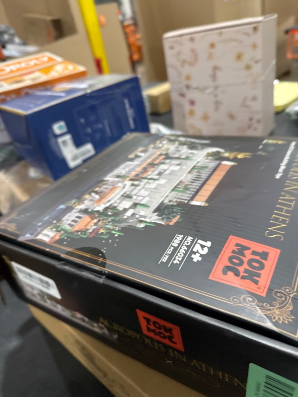 Photo 1 of kvsju Architecture Acropolis Castle Building Block Set, Famous Landmark Architecture Athenian Acropolis Building Block Sets, Collectible Exhibition Model for Children and Adults