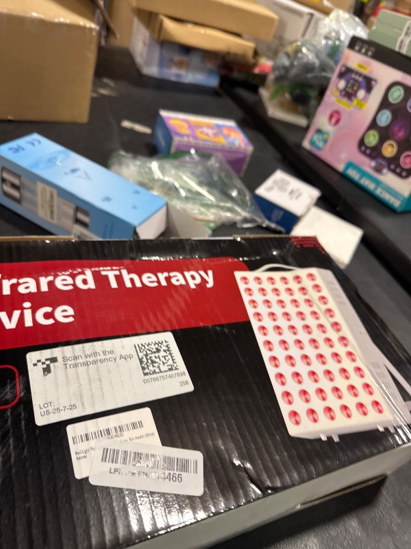 Photo 1 of Cholas Red Light Therapy Panel for Face and Body, 150W with 60 Dual Chip LEDs, 660nm Red Light and 850nm Near Infrared, 3 Modes Adjustable Brightness and Timer, for Skincare and Relaxation (White)