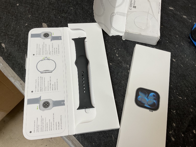 Photo 1 of Apple Watch Series 11 [GPS 42mm] Smartwatch with Space Gray Aluminum Case with Black Sport Band - S/M. Sleep Score, Fitness Tracker, Health Monitoring, Always-On Display, Water Resistant