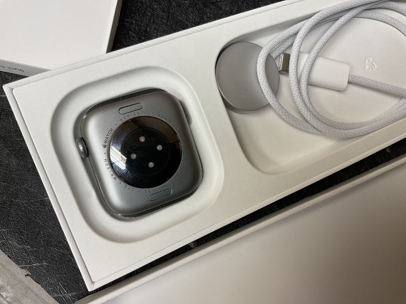 Photo 1 of Apple Watch Series 11 [GPS 42mm] Smartwatch with Space Gray Aluminum Case with Black Sport Band - S/M. Sleep Score, Fitness Tracker, Health Monitoring, Always-On Display, Water Resistant