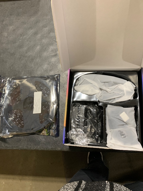 Photo 1 of FFJ TV LED Backlight with Triple Sensor, 14.7ft RGB LED Strip Lights That Change with 55-65 Inch Screen, Smart App Control, Music Sync, for Home Decoration - Upgraded Version