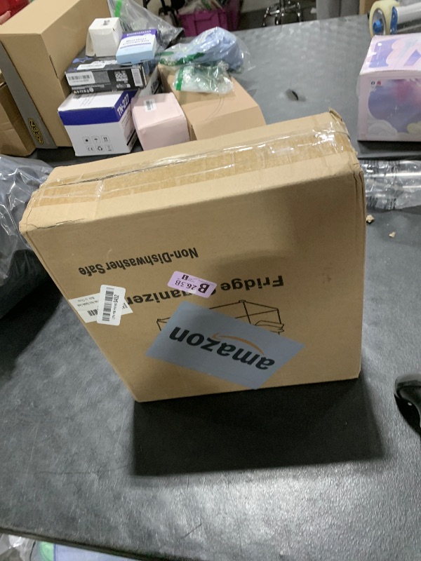 Photo 1 of 10 Pack Refrigerator Pantry Organizer Bins, Stackable Fridge Organizer Bins with Lids, Clear Plastic Food Storage Bins for Kitchen, Countertops, Cabinets, Fridge, Drinks, Fruits, Vegetable, Cereals