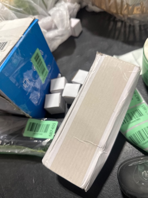 Photo 1 of ?vskikris Glass Paperweight - 2 Pcs Clear K9 Glass Blocks for Office Desk & Books (5.9"x1.2"x0.8") - Modern Home Decor Crafts & Gifts Set with Transparent Glass Tiles