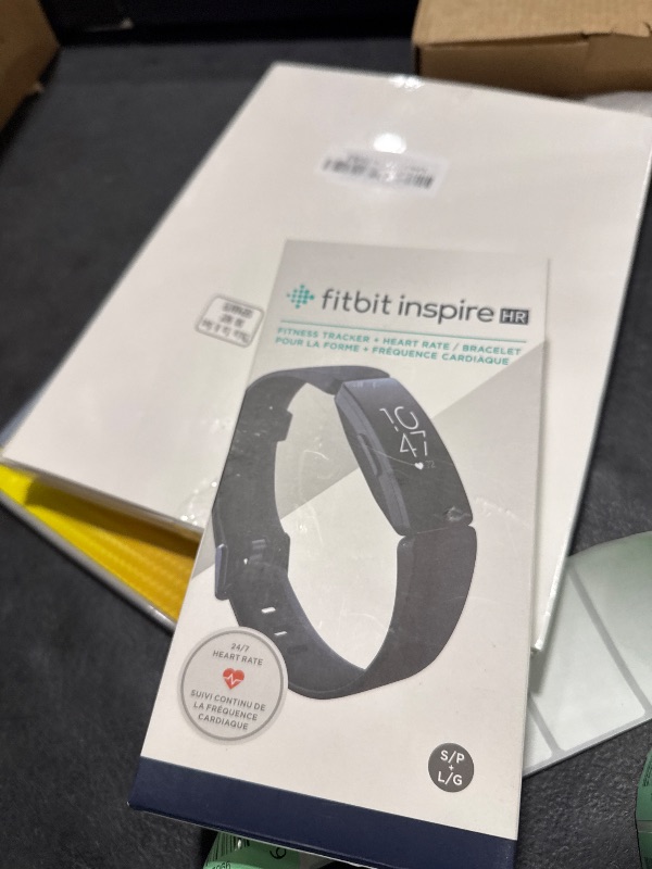 Photo 1 of Fitbit Inspire HR Heart Rate and Fitness Tracker, One Size (S and L Bands Included), 1 Count