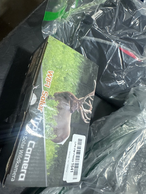 Photo 1 of Solar Trail Camera WiFi Bluetooth - Game Cameras with Night Vision Motion Activated Waterproof, Rechargeable Trail Cam with 5200mAh Battery Deer Camera Hunting Wildlife Cameras for Outdoor Backyard