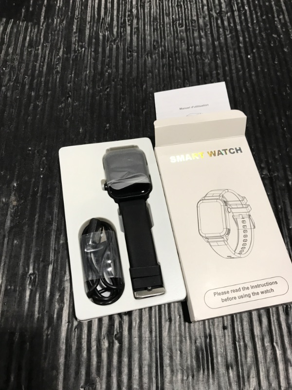 Photo 1 of TRAUSI Smart Watch for Men, 120 Sports Modes Smartwatch with 1.83" HD Touchsreen, IP67 Waterproof, Sleep Monitor, Bluetooth Call & Music Control Fitness Watch for Android/iPhone (Black)