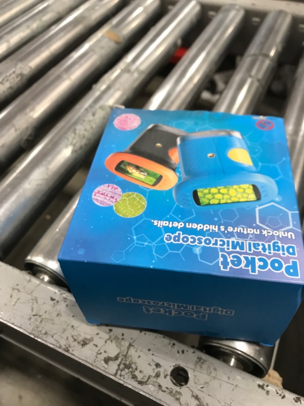 Photo 1 of 1000X Handheld Microscope for Kids, 4K 2.4" Screen Digital Kids Microscopes with 12 Slides, Portable Edu Toys Gifts for Age 3 4 5 6 7 8 9 10 11 12 Year Old Boys Girls Children Students (Purple)