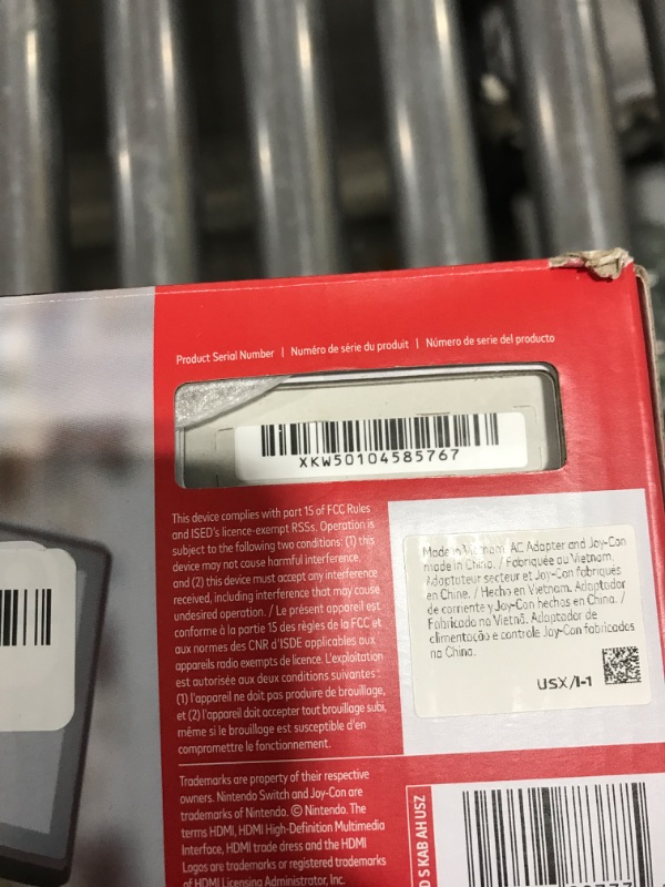 Photo 1 of Nintendo Switch™ with Neon Blue and Neon Red Joy?Con™