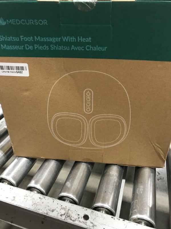 Photo 1 of Medcursor Foot Massager Machine with Heat, Feet Massage Delivers Relief for Tired Muscles & Plantar, Deep Kneading Therapy, Multi-Level Settings for Home, Office Use, Size up to 13"