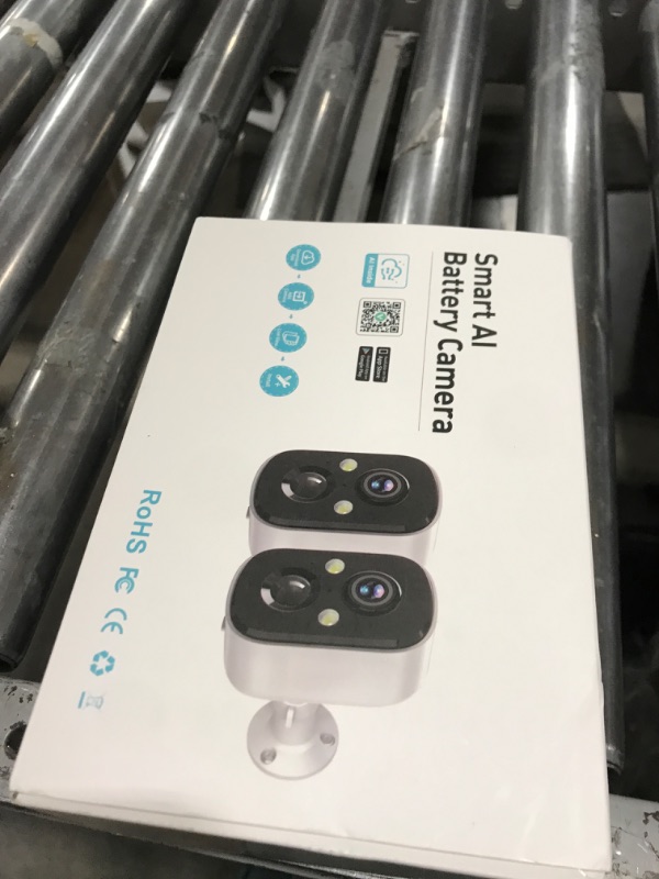 Photo 1 of Techage Security Cameras Wireless Outdoor, 2K Battery Powered Cameras for Home Security with AI Motion Detection, 2.4G WiFi, Color Night Vision, 2-Way Talk, IP66 Waterproof, Cloud/SD Storage 2 Pack