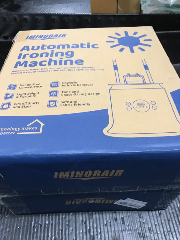 Photo 1 of Automatic Ironing Machine, Portable Hands-Free Wrinkle Remover for Shirts & Pants, Gentle on All Fabrics, Ironing Machine Perfect for Apartments, Business Travel & Small Spaces