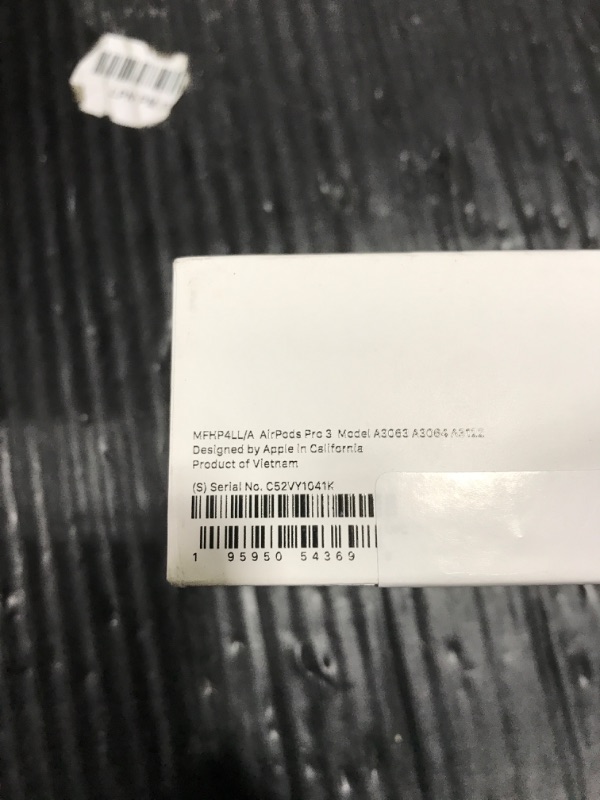 Photo 1 of Apple AirPods Pro 3 Wireless Earbuds, Active Noise Cancellation, Live Translation, Heart Rate Sensing, Hearing Aid Feature, Bluetooth Headphones, Spatial Audio, High-Fidelity Sound, USB-C Charging