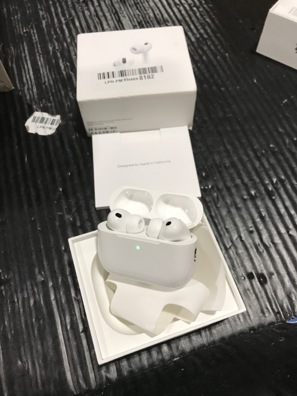 Photo 1 of Apple AirPods Pro 3 Wireless Earbuds, Active Noise Cancellation, Live Translation, Heart Rate Sensing, Hearing Aid Feature, Bluetooth Headphones, Spatial Audio, High-Fidelity Sound, USB-C Charging