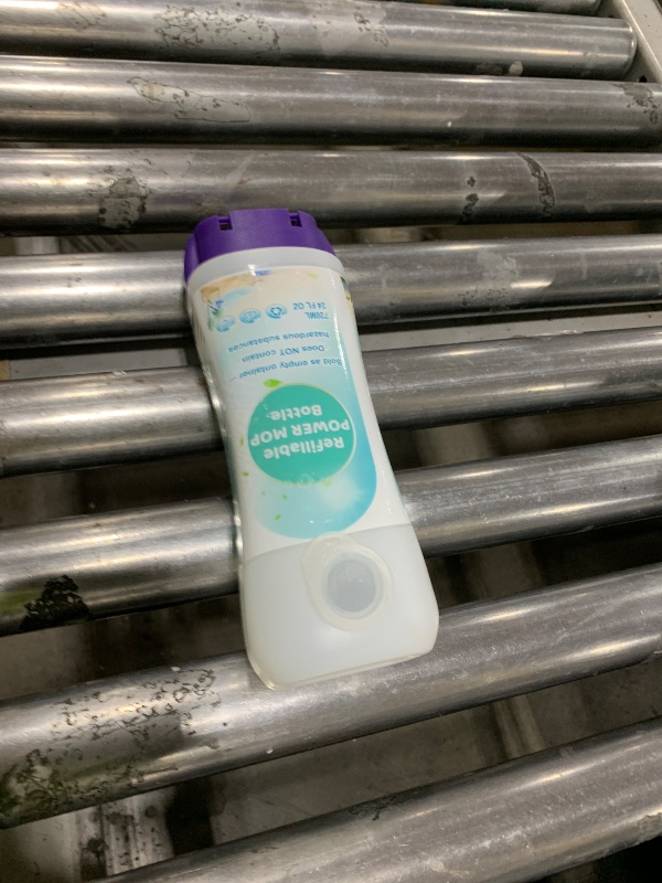 Photo 1 of ?Refillable Bottle for Swiffer Power Mop, 720ML / 24 FL.OZ Reusable Solution Container, Leak-Resistant Lock, Use Any Liquid Cleaner?