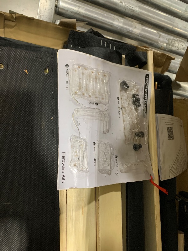 Photo 1 of Novilla Queen Bed Frame, Queen Size Bed Frame with Wooden Slats Support, Velvet Upholstered Headboard, No Box Spring Needed, Heavy Duty Feet, Easy Assembly, Black Velvet