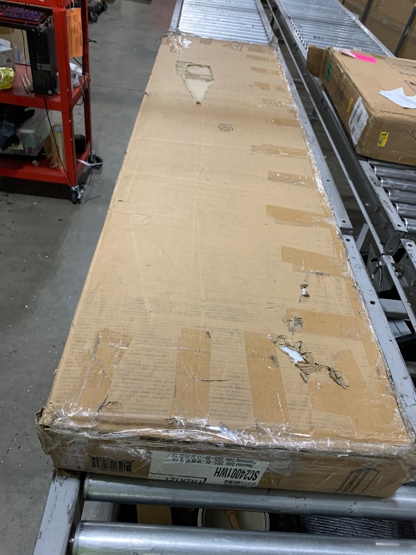 Photo 1 of Furinno Robin Storage Cabinet, 5-Tier Pantry Cabinet with Adjustable Shelves, 23W with 2 Shaker-Doors, Kitchen Cabinet, Organization and Storage, for Pantry, Living Room, Home Office, White