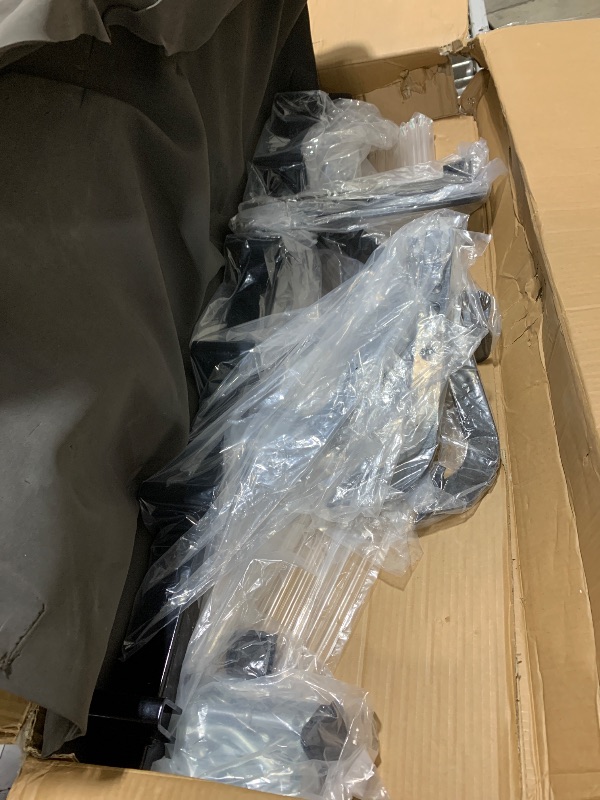 Photo 1 of ALMULOO 48" 3 Point Scarifier Compatible with 3 Point CAT-0 Implements W/6 Adjustable Shanks Detachable Cultivator Chisel Plow Scarifier Powder Coated Black Steel