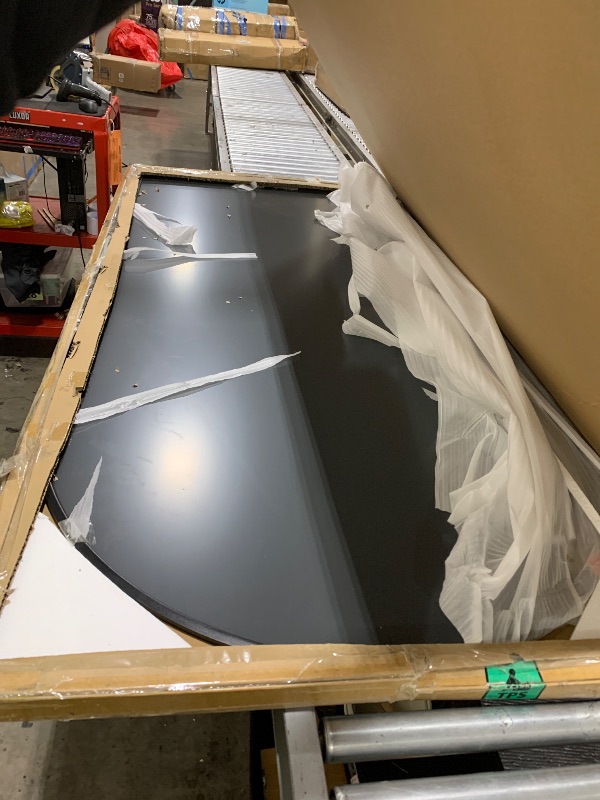 Photo 1 of ABSWHLM Oversized Full Length Mirror 81x41 Inch - Wall Mounted or Standing Floor Mirror with Aluminum Alloy Frame, Shatterproof Tempered Glass - Modern Mirror for Bedroom, Living Room, Closet, Black