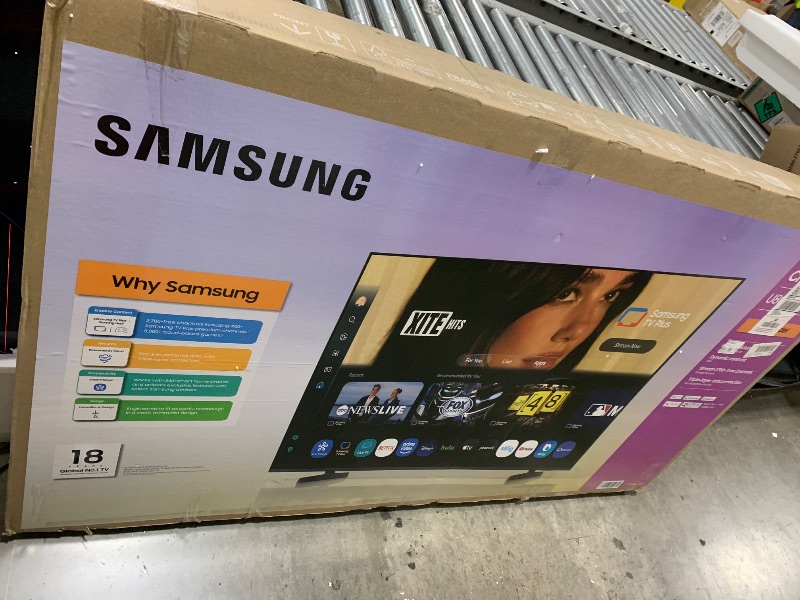 Photo 1 of Samsung 70-Inch Class Crystal UHD U8000F 4K Smart TV (2025 Model) Endless Free Content, Crystal Processor 4K, MetalStream Design, Knox Security, Alexa Built-in