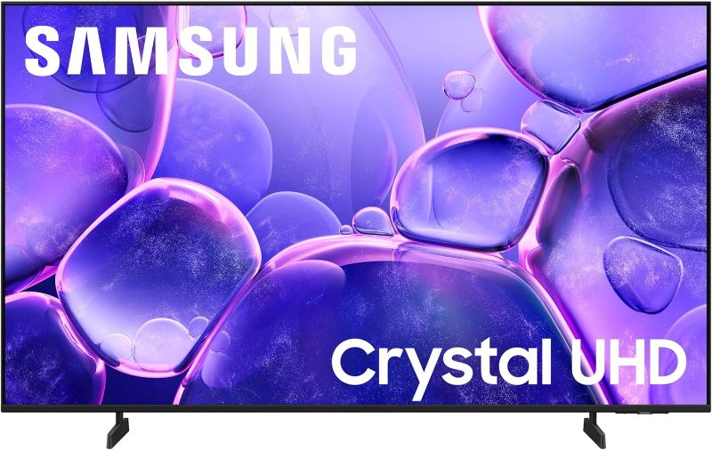 Photo 1 of Samsung 70-Inch Class Crystal UHD U8000F 4K Smart TV (2025 Model) Endless Free Content, Crystal Processor 4K, MetalStream Design, Knox Security, Alexa Built-in