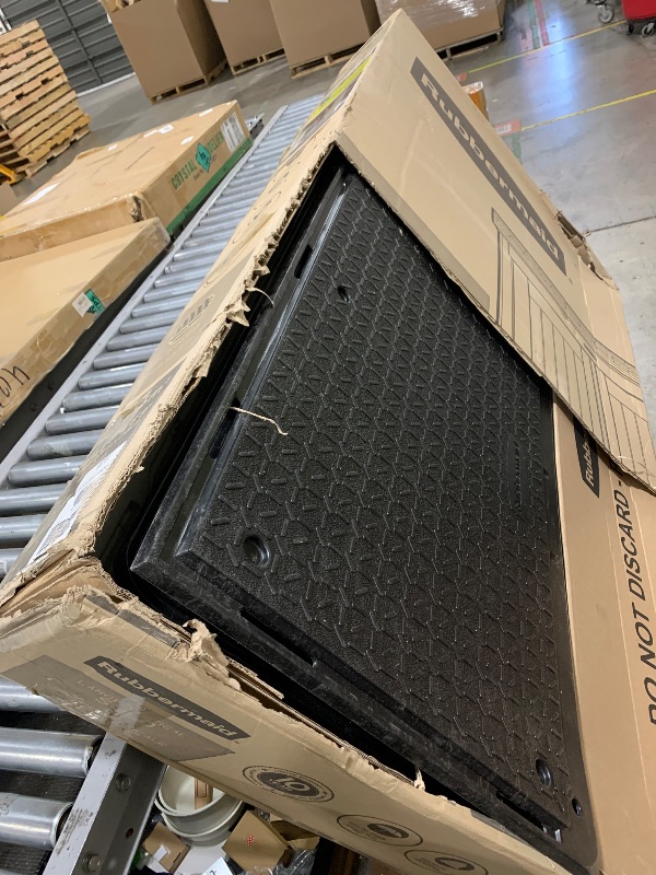 Photo 1 of Rubbermaid Vertical Resin Outdoor Storage Shed With Floor (4 x 2.5 Ft) Weather Resistant Beige/Brown Organization for Home/Backyard/Pool Chemicals/Toys/Garden Tools/Porch/Patio Cushions