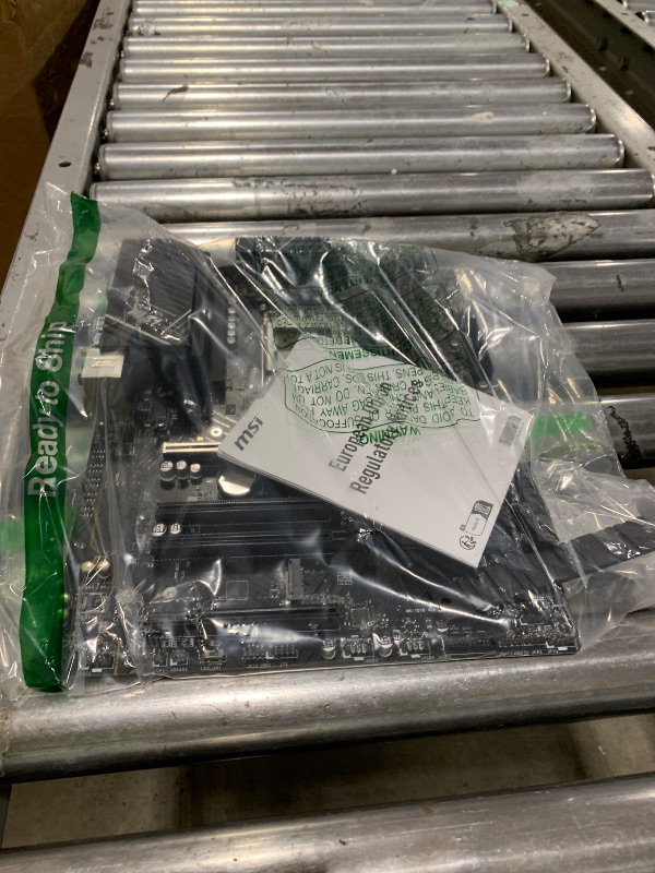 Photo 1 of MSI PRO B650-P WiFi ProSeries Motherboard (AMD Ryzen 9000/8000/7000 Series Processors, AM5, DDR5, PCIe 4.0, M.2, SATA 6Gb/s, USB 3.2 Gen 2, HDMI/DP, Wi-Fi 6E, Bluetooth 5.3, 2.5Gbps LAN, ATX)