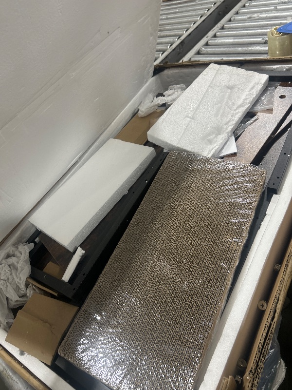 Photo 1 of VEVOR Cat Litter Box Enclosure, Hidden Litter Box Furniture with 3 Storage Shelves, Wooden Cat Washroom Indoor, Large Cat House Cabinet Hidden Fit Most Litter Box, 33.5"L x 19.3"W x 58.7"H, Dark Brown