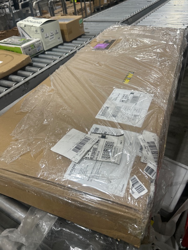 Photo 1 of Sauder Carson Forge Vintage Rustic Computer Desk for Home Office with Drawers, in Coffee Oak