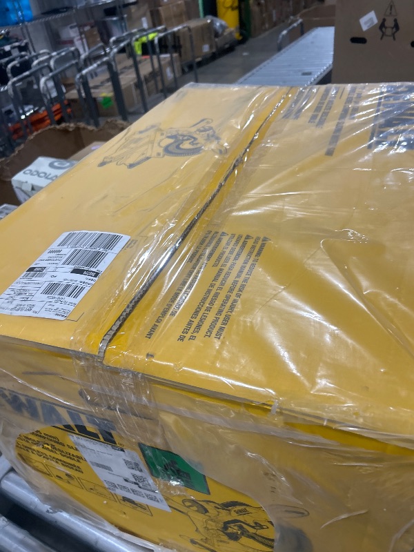 Photo 1 of DEWALT Miter Saw, 12 Inch Double Bevel Sliding Compound Miter Saw, Includes Blade Wrench and Clamp, Increased Crosscut Capacity, Powerful 3800 RPM Motor 15 Amp (DWS779)