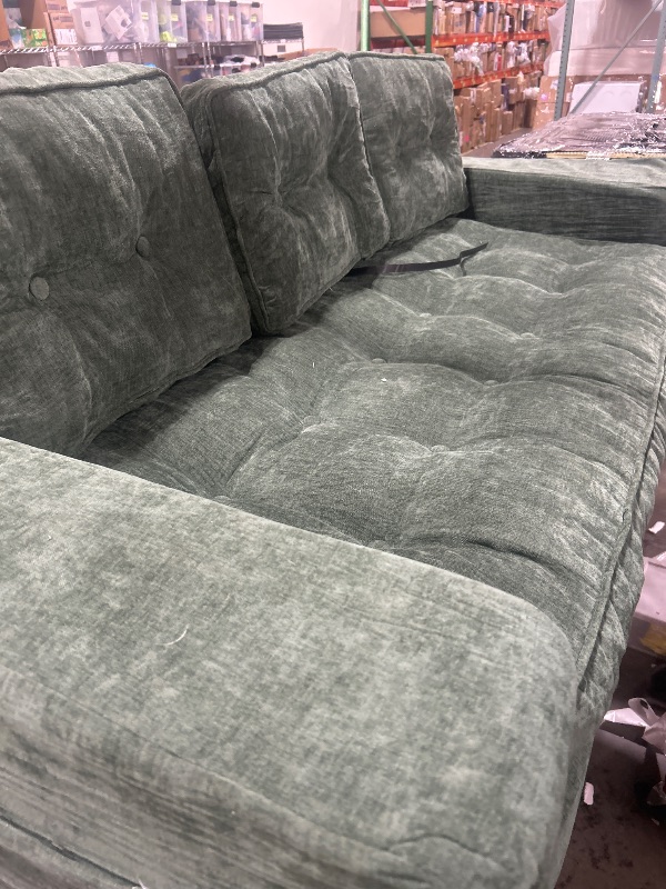 Photo 1 of SMALL COUCH SEAT GREEN