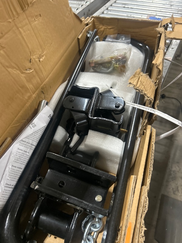 Photo 1 of CURT 17063 Round Bar Weight Distribution Hitch with Integrated Lubrication and Sway Control, Up to 14K, 2-In Shank, 2-5/16-Inch Ball