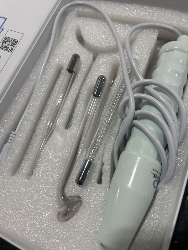 Photo 1 of NuDerma Professional Skin Therapy Wand - Portable Skin Therapy Machine with 6 Neon & Argon Wands – Boost Your Skin – Clear Firm & Tighten