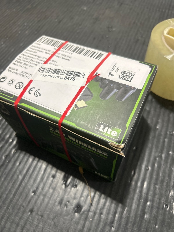 Photo 1 of Retro Game Console Stick – Plug & Play Wireless Video Game System with 20,000+ Classic Games, 9 Emulators, 4K HDMI Output, 2.4GHz Dual Controllers, Nostalgic Arcade Stick for Adults & Kids (64G)