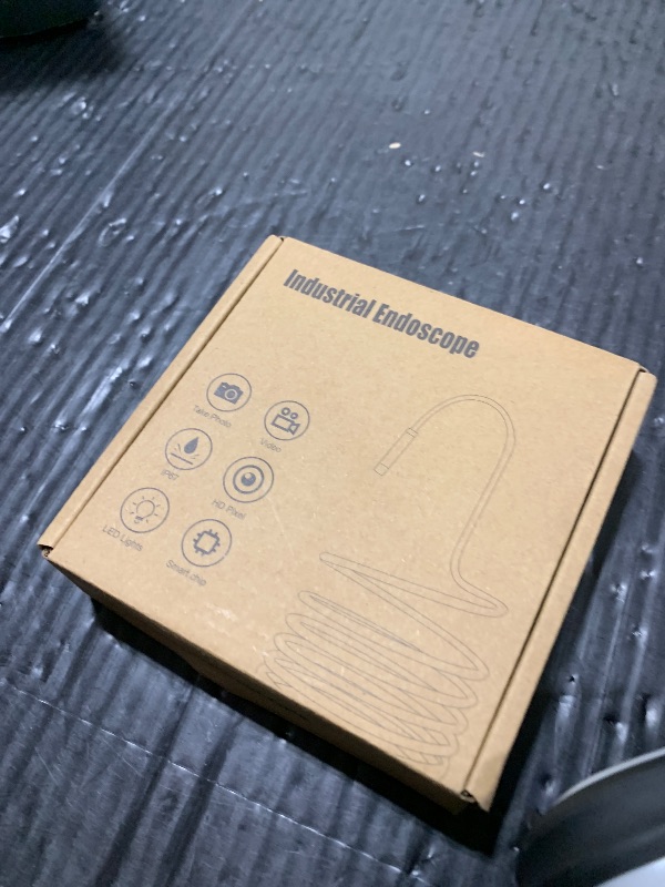 Photo 1 of [Dual-Lens] Endoscope Camera with Light, 1920P HD Borescope with 8+1 Adjustable LED Lights, IP67 Waterproof 16.5FT Semi-Rigid Snake Cord Inspection Camera for iPhone, iPad and Android Phone (Type C)