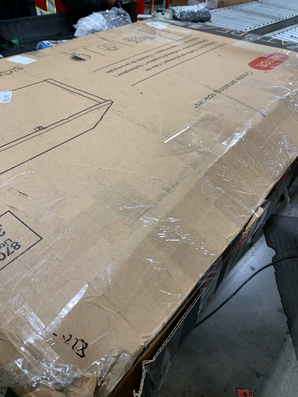 Photo 1 of Keter Signature Collection XXL 230 Gallon Resin Deck Box Organization and Storage Box for Patio Outdoor Cushions, Throw Pillows, Garden Tools and Pool Supplies, Pine