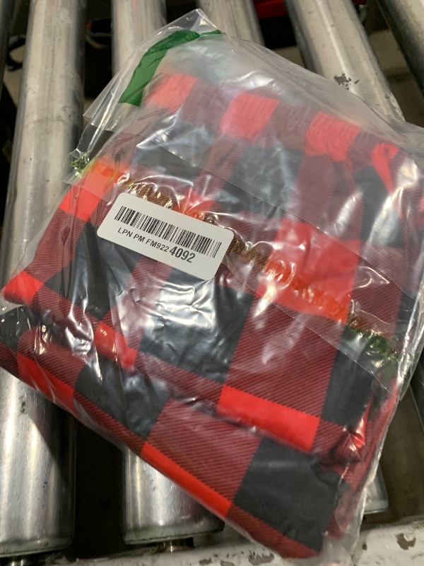 Photo 1 of SWOMOG Family Christmas Pajamas Matching Set Long Sleeve Sleep Top with Pants Holiday Pajamas Set Red Plaid 6 Years