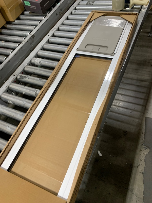 Photo 1 of PetSafe Freedom Dog and Cat Aluminum Patio Panel - Medium - White
