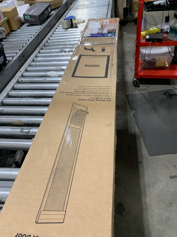 Photo 1 of PetSafe Freedom Dog and Cat Aluminum Patio Panel - Medium - White
