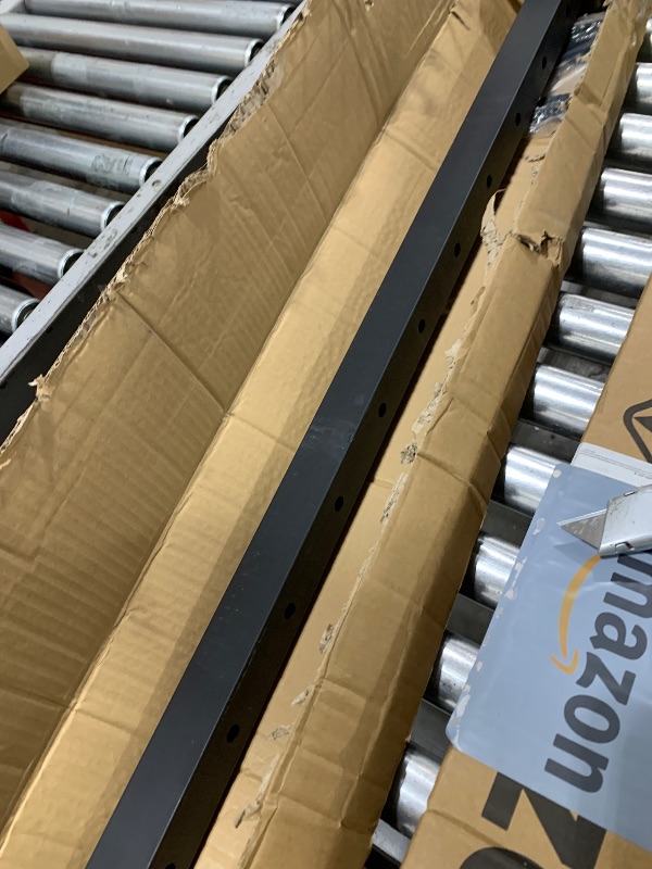 Photo 1 of Muzata Black Cable Railing Post 42 Inch 42"x2"x2" Level Drilled Surface Mount T304 Stainless Steel Cable Railing System Kit Indoor Outdoor with Paper User Guide PS02 BH4L